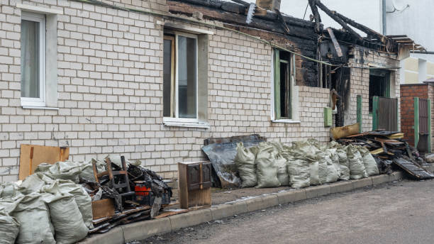 Professional Fire Damage Assessment technician working in Glassboro, NJ